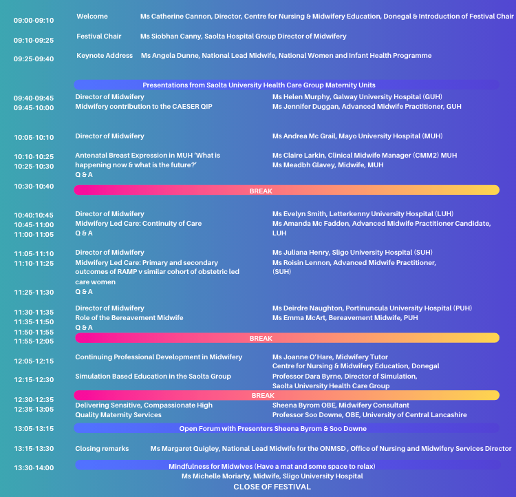 Saolta Festival Programme